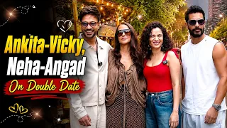 Ankita Lokhande and Vicky Jain With Neha Dhupia and Angad Bedi On Double Date