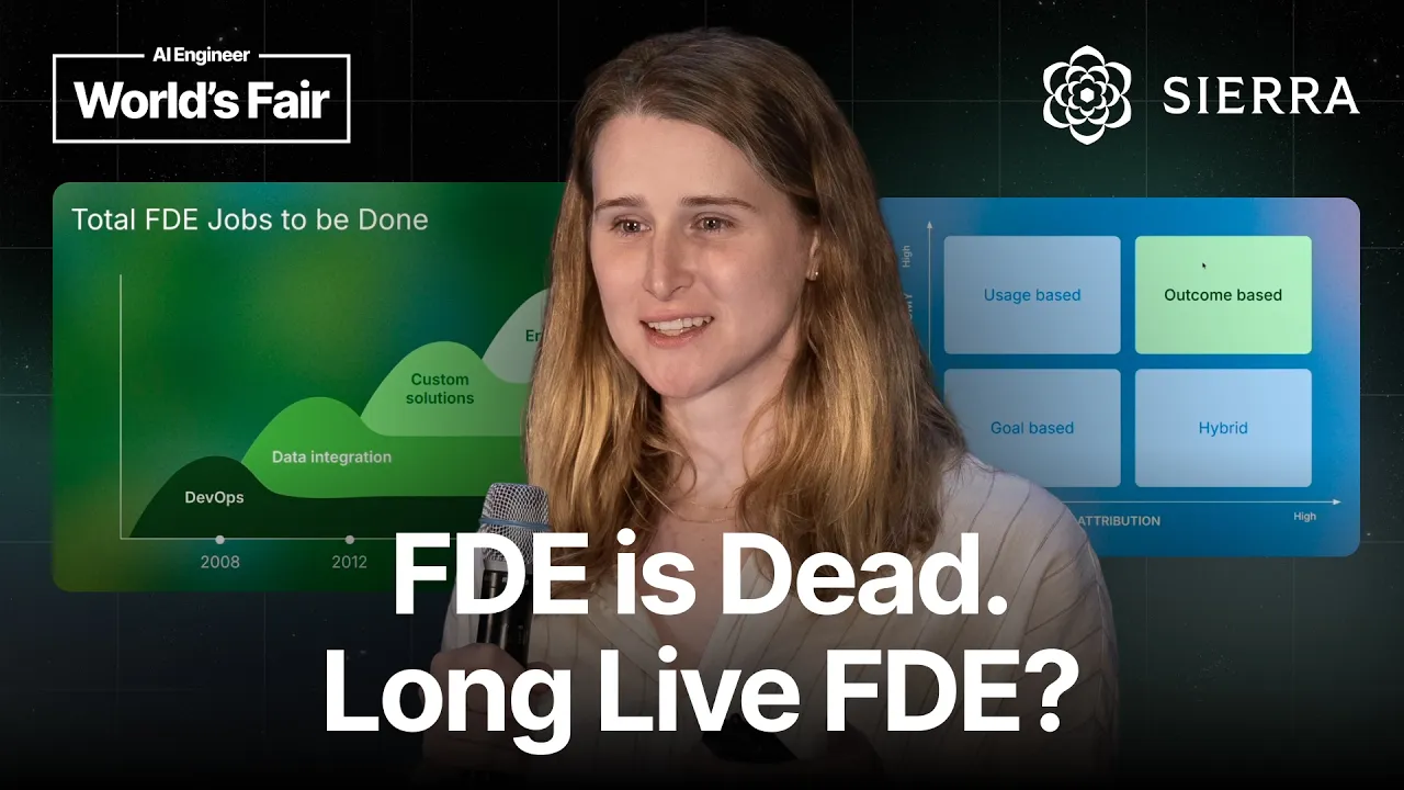 The Dirty Secret of Forward Deployed Engineering — Natalie Meurer, Sierra: video thumbnail