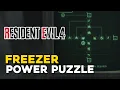 Resident Evil 4 Remake Freezer Power Puzzle Solution Assisted Normal Difficulty