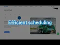 Efficient scheduling in sanitation