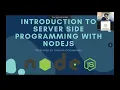 Server Side Programming with Node js
