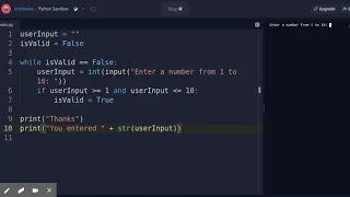 Input Validation for Numbers