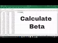 How To Calculate Beta on Excel - Linear Regression Slope Tool