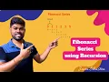 Fibonacci series in java using recursion Fibonacci series using recursion Java Shastra