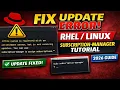 Fix This system is registered with an entitlement server but is not receiving updates on RHEL