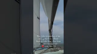 Throw back to my first sailboat. #fyp #dream #sailing #vlog