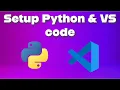 How to Setup Python and Vs Code in Windows Python for Beginners