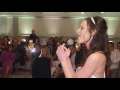Bride sings Stand By Me to Groom at wedding