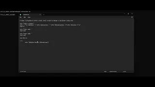 01 Basic Calculator in Shell