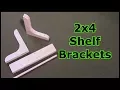 2x4 Shelf Brackets