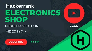 Electronics Shop Problem HackerRank C Solution Code Walkthrough