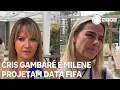 Lagu Cris Gambaré e Milene Domingues projetam Data Fifa