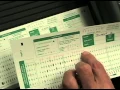 How to use the Scantron Machine