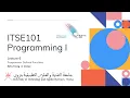 Lecture 6 Programmer Defined Functions - Part 4 Returning a Value