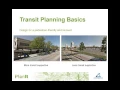 PlanIt Transit Planning Basics Market Areas and Comprehensive Planning Webinar