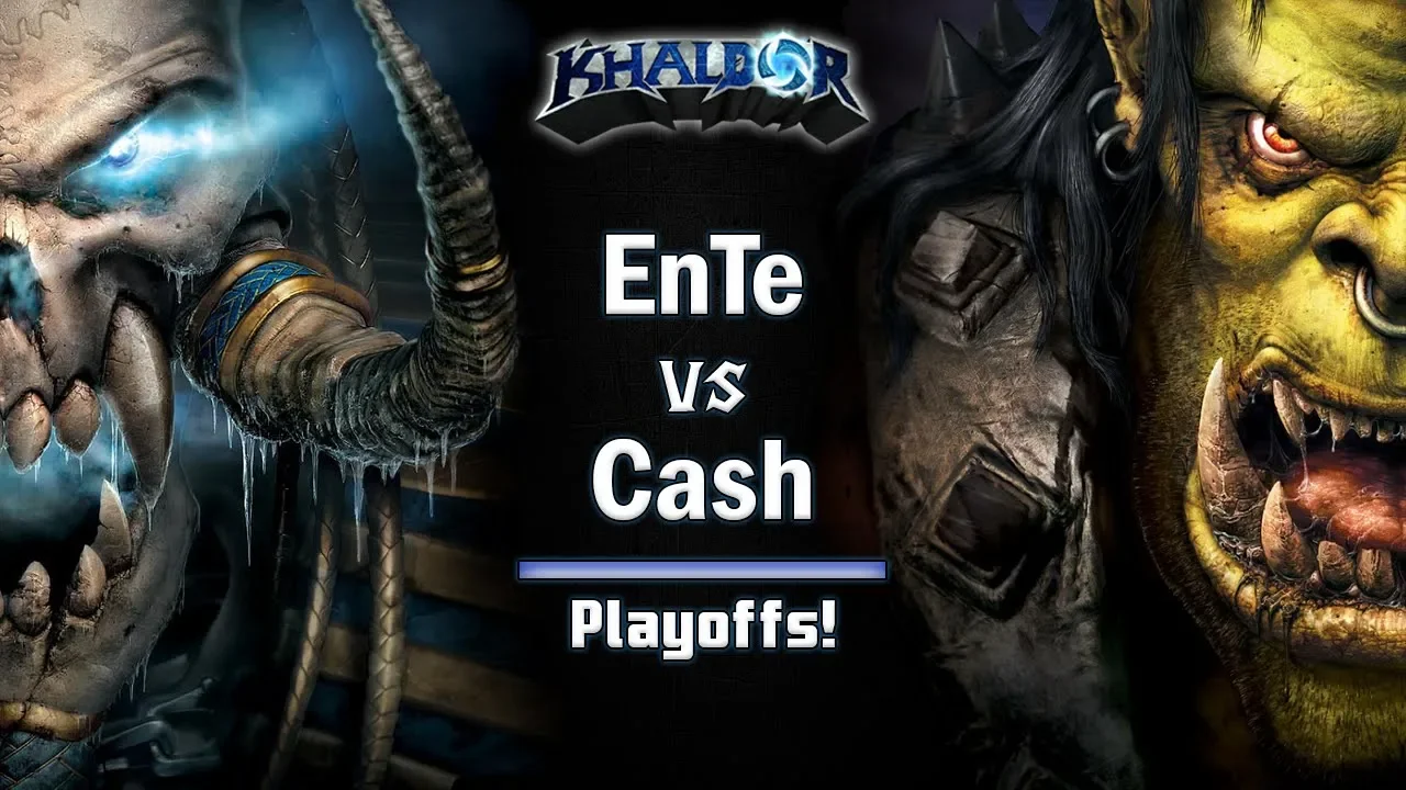► WarCraft 3: EnTe (UD) vs. Cash (Orc) - Endgame Gear Masters Playoffs
