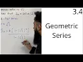 Edexcel A Level Maths 3 4 Geometric Series