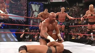 The Rock Stone Cold Billy Gunn Chyna vs The Radicalz Part 2 - RAW IS WAR
