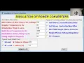 Simulation of Power Electronics using Python