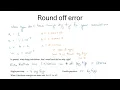 Round off Error