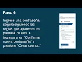 Como crear una cuenta en DTA Connect