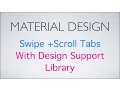 274 Android TabLayout Example Swipe Scroll Tabs