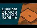 AI Builder Intelligent Document Processing demos at Ignite 2021