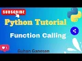 Python Function Calling Explained def Keyword Python Basics for Beginners