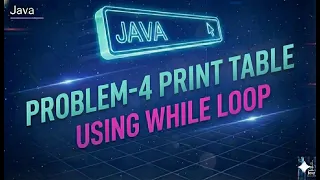 Day34-Print Table of 5 using While Loop in Java Multiplication Table Program 2025