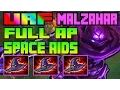 URF 2017 MALZAHAR Full AP Build SPACE AIDS League of Legends Patch 7 4 Patch 7 5