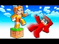Download Lagu Cash and Mia on ONE BLOCK in Minecraft!