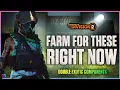FARM THESE NOW Best Way To Level Up Your Expertise FAST Double Exotic Components The Division 2