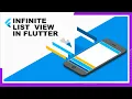 Flutter Dart 14 - How to Add Infinite List View Googles Framework