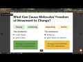 Phase Change Unit Lesson 2 1 Causing Freedom of Movement Changes