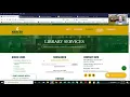 Accessing the MCCC Library s Homepage Database Page