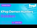 Download Lagu KPop Demon Hunters  - Golden (Lower Key) Piano Karaoke