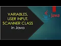Tutorial Java Programming for beginners Variables Scanner Class and user input