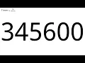 345600 Second Countdown Timer