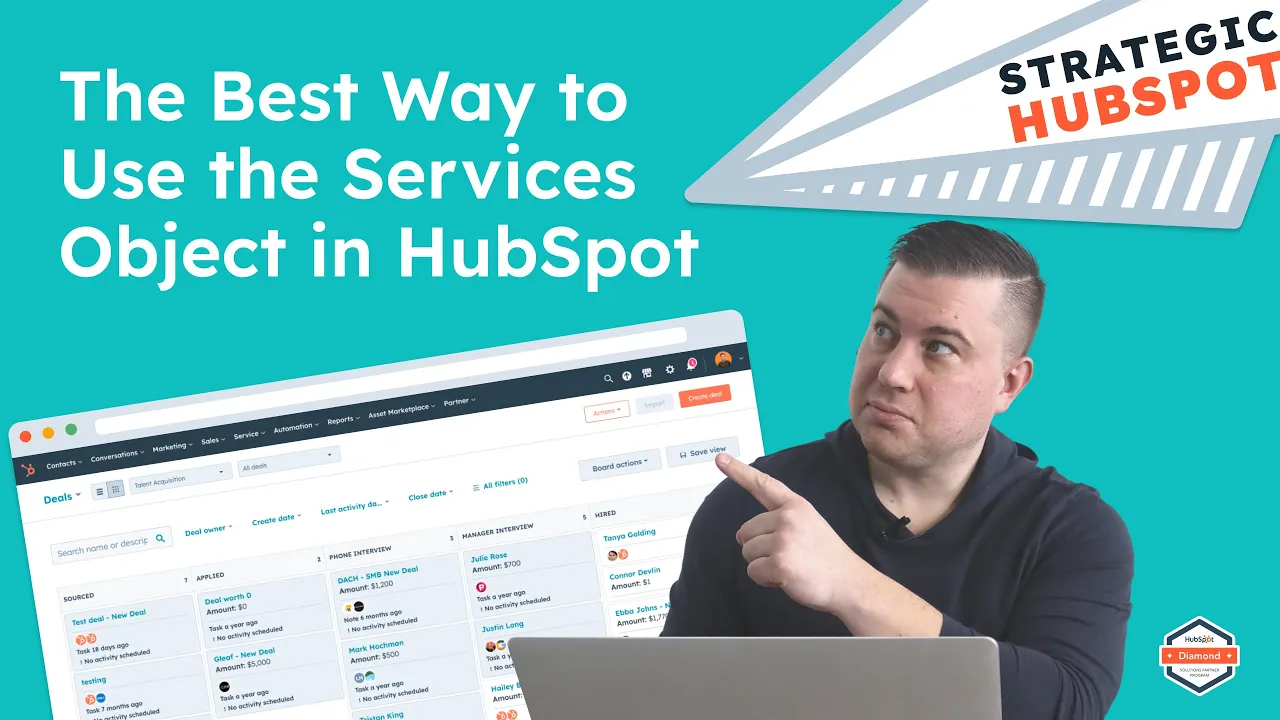 Use HubSpot to Track Your Services | Strategic HubSpot Tutorial