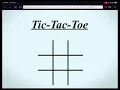 Tic Tac Toe game using vanilla javascript source code in description