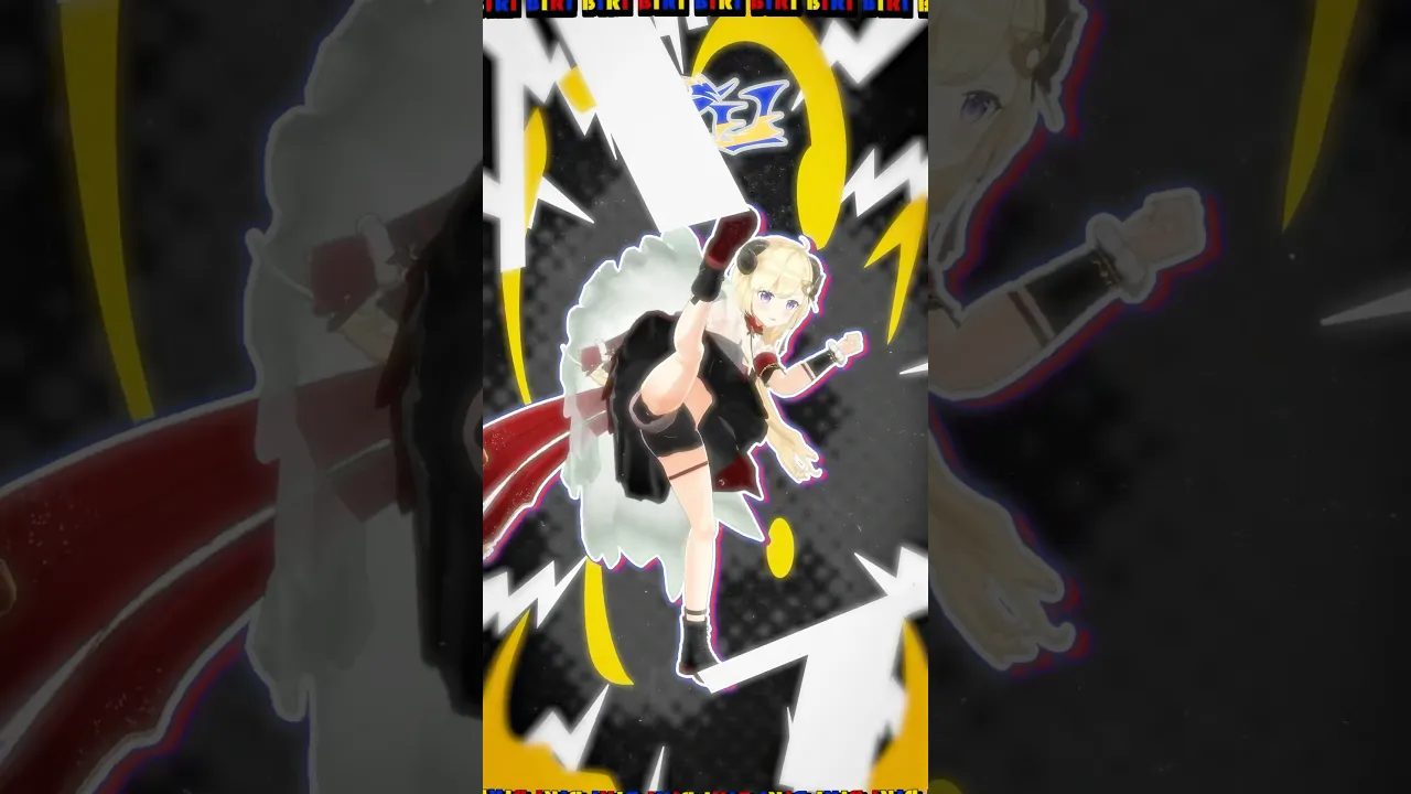 #ビリ 真面目に踊ってみた?⚡ #shorts #角巻わため #dance