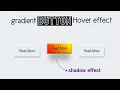 Neumorphism shadow and gradient button Hover animation using HTML CSS only