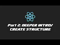 React 2020 - Part 2 Deeper Intro and Project Structure