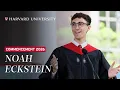 Noah Eckstein Delivers the Senior English Address Harvard Commencement 2026