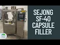 Sejong SF-40 Capsule Filler 4827