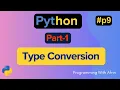 Python bangla tutorials Type Conversion Part-1
