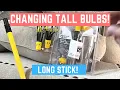 How to Change Light Bulbs in 20ft High Vaulted Ceilings Light Bulb Changer