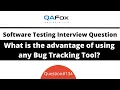 What is the advantage of using any Bug Tracking Tool Software Testing Interview Question