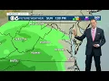Hour-by-hour look at rain chances in Virginia this weekend