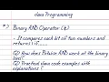 Binary AND Operator in Java Bitwise Operators Explained